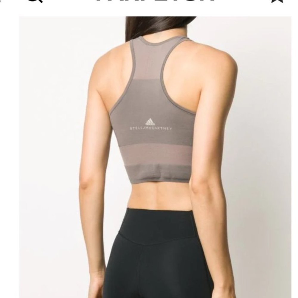 Adidas Stella McCartney Training Knit Tank Top Sports Bra size medium - Picture 2 of 8